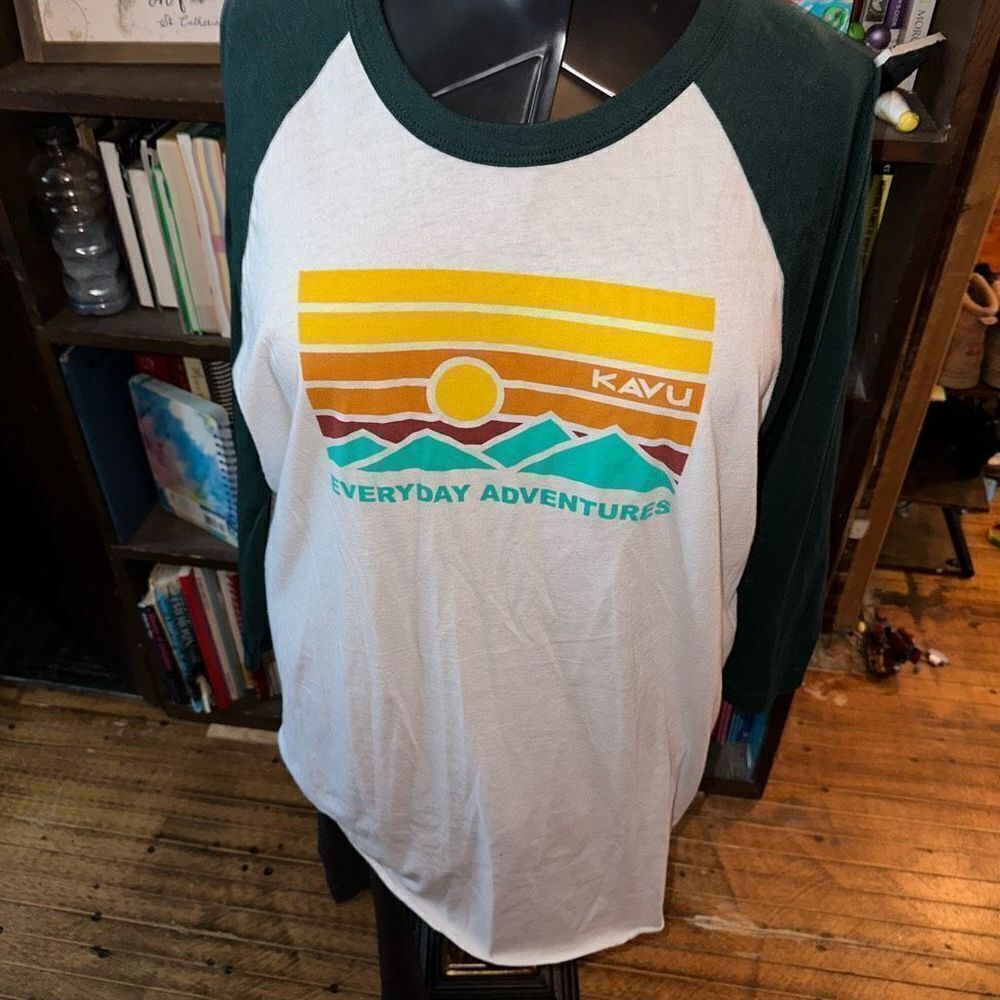 Kavu 50/50 XL Everyday Adventure trendy gorpcore raglan shirt